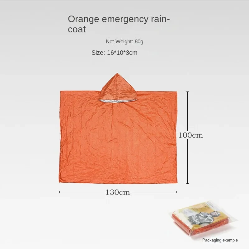 (image for) 2 Person Emergency Shelter Bivy Survival Tent Kit Mylar Tube Tent Sleeping Bag Waterproof Outdoor SOS Thermal Blanket Reusable